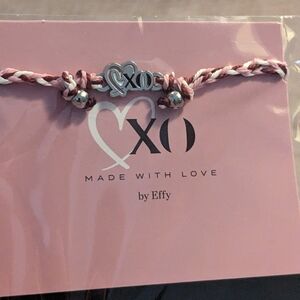 EFFY Jewelers XO ❤️ Charm Rope Bracelet NWT